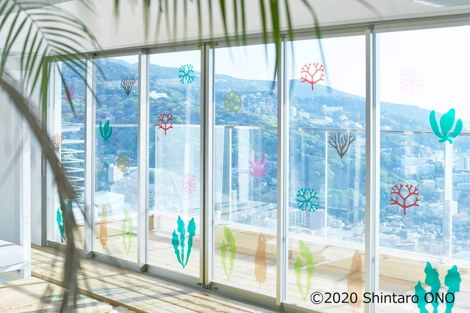 海の花ウィンドウ