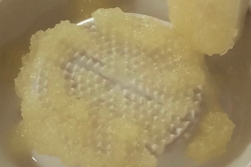 すりおろしてお刺身に(1)！