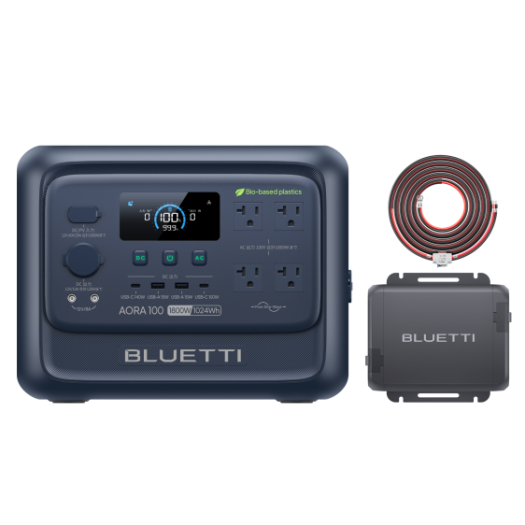 中容量ポータブル電源「AORA 100 V2(Bio-Based Plastics)」とCharger 1