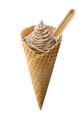 ごほうびソフト ‐ 至福のモンブラン ‐ (ワッフルコーン) イメージ画像