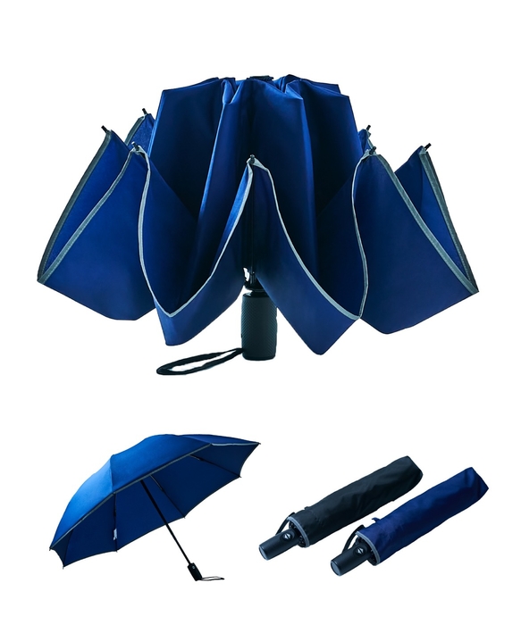 エクセルジェンツ自動開閉折りたたみ傘逆さタイプ【親骨の長さ:58cm】(31-230-20027)