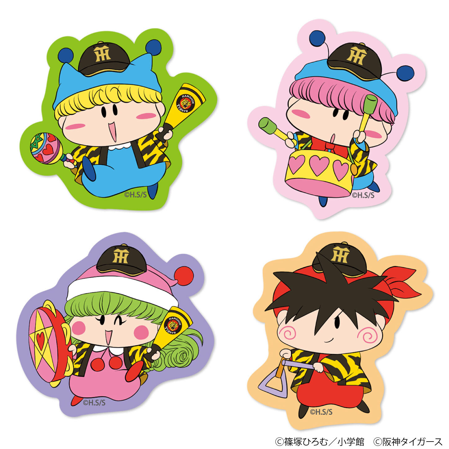 Tigers×ミルモでポン!ステッカー4枚セット