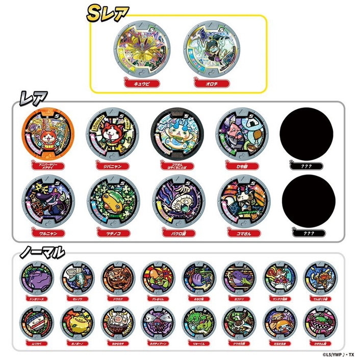 妖怪Sメダル おかえり妖怪ワールドへ ラインナップ