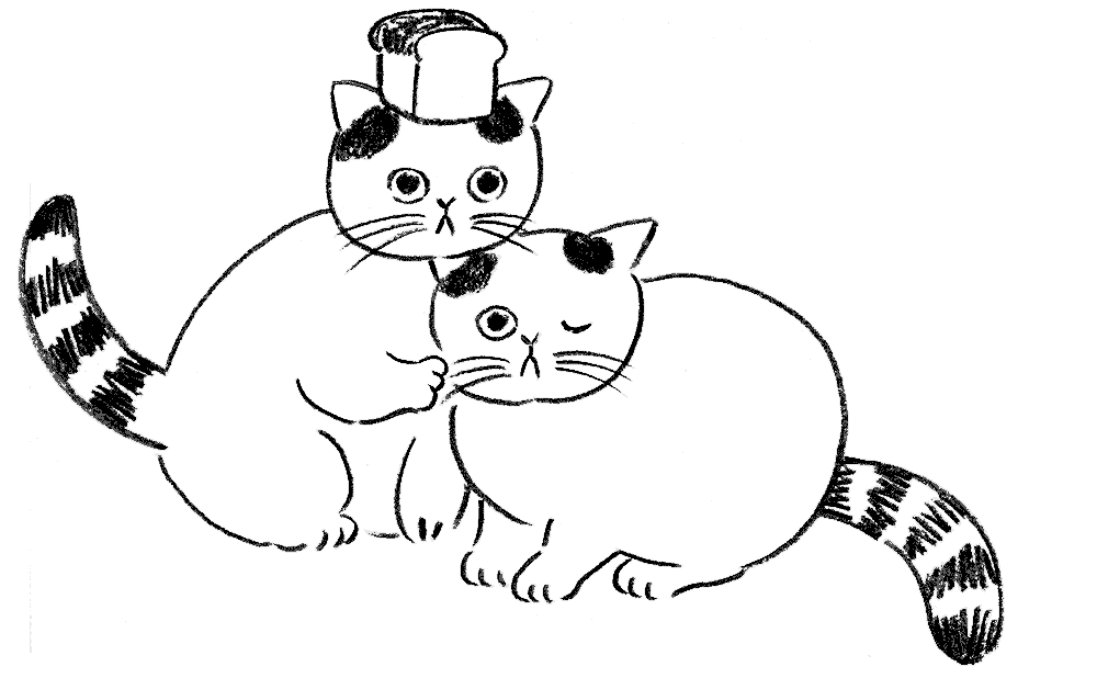 イラストレーター松尾ミユキさんのネコをモチーフにした描き下ろし原画を展示販売開始！