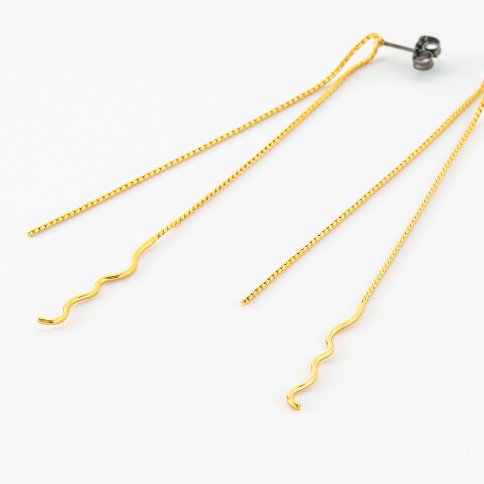 NUWL GLOSS WAVE CHAIN PIERCED 3