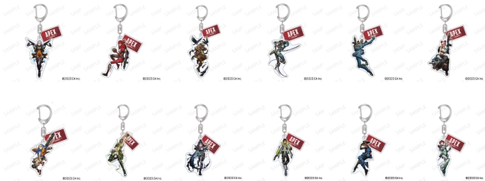 〈Apex Legends VTuber最協決定戦 アクリルキーホルダー(全12種)画像〉