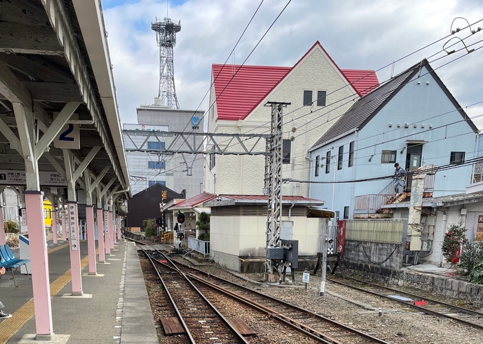 取付体験場所（上野市駅）