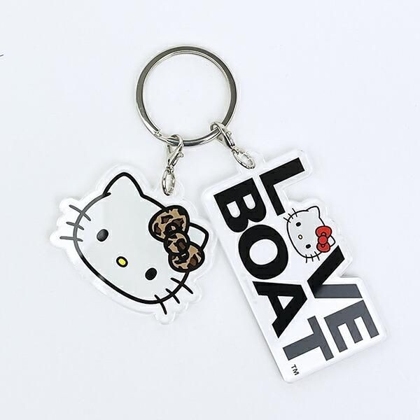 ハローキティのおしゃれなぷっくりったいキーホルダー