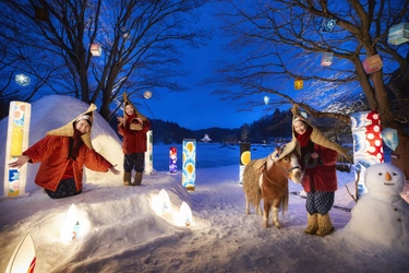 青森屋　～雪国の懐かしさと青森の祭りの熱気を体感～冬のイベント「雪ん子×ねぶた灯篭まつり」開催　期間：2020年12月1日〜2021年3月31日