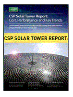 CSPソーラータワー：コスト・能力・主要動向
