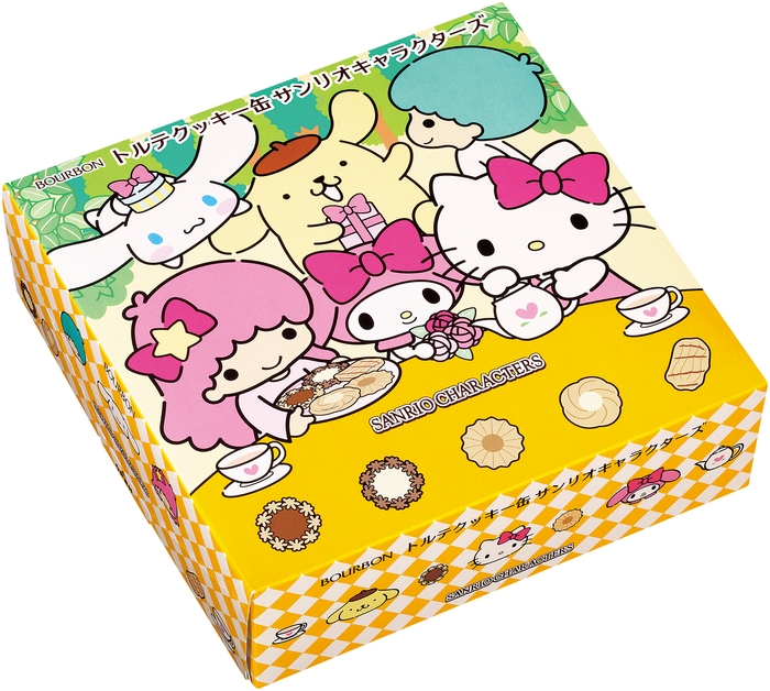 トルテクッキー缶(サンリオキャラクターズ)外箱斜