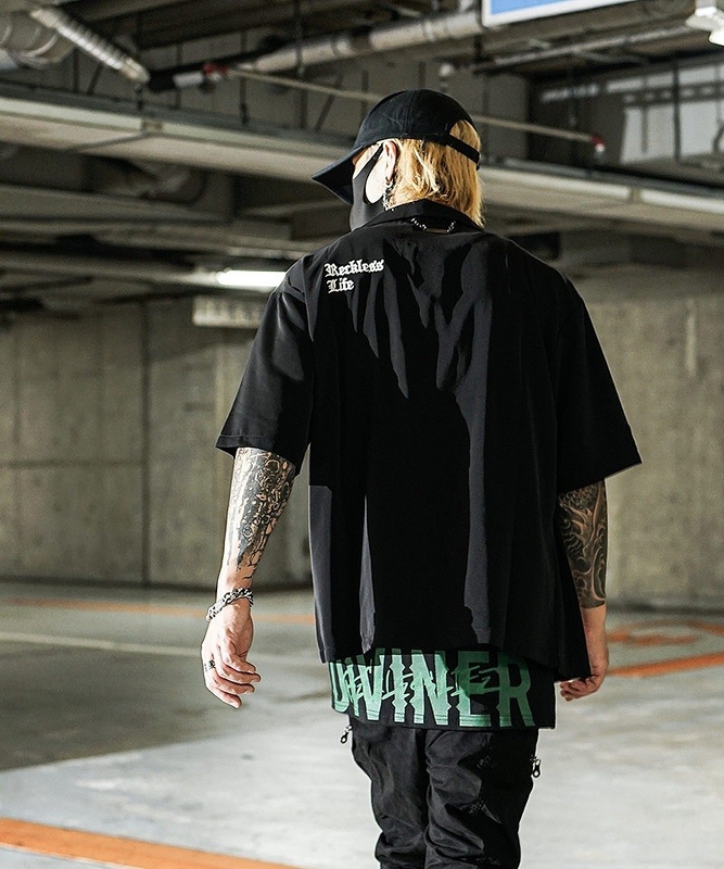 HemLogo Tanktop(ブラック/グリーン)