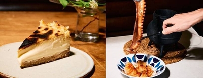 CHUSTO名物チーズケーキ／神経〆柳蛸のプルポ　ア　フェイラ