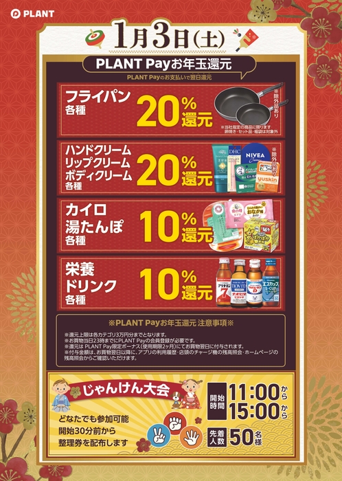 1月3日(土)イベント