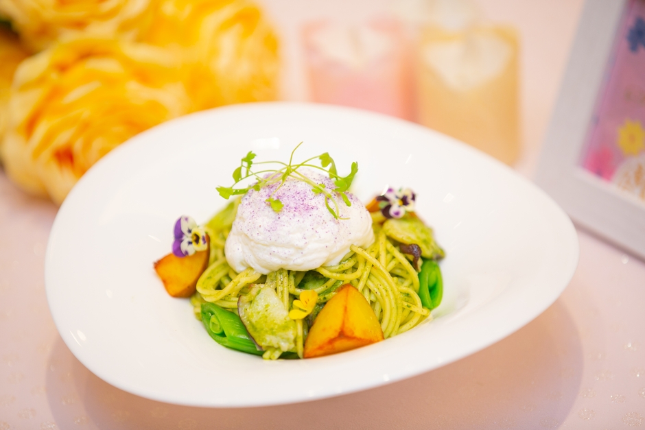 5月『タコとインカの目覚めのジェノベーゼ　エンドウ豆とビシソワーズのエスプーマ』イメージ