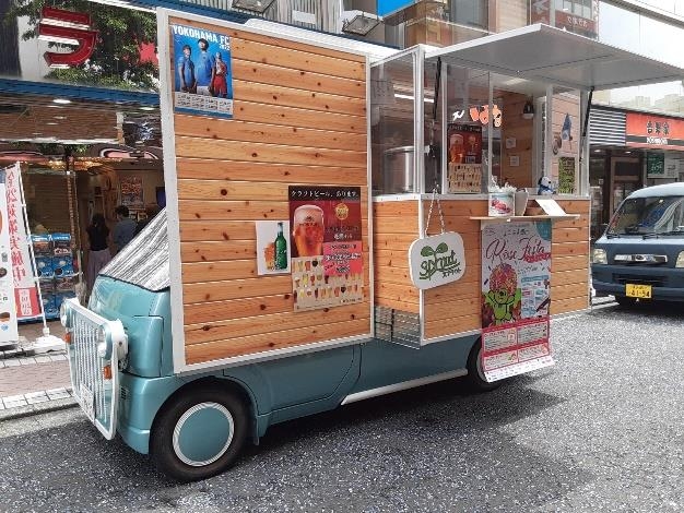 前回のキッチンカーの様子