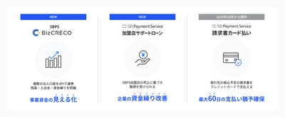 SBペイメントサービス、加盟店向けファイナンスソリューションを拡充
アイ・ティ・リアライズと連携して「加盟店サポートローン」「SBPS BizCRECO」を6月5日から提供開始