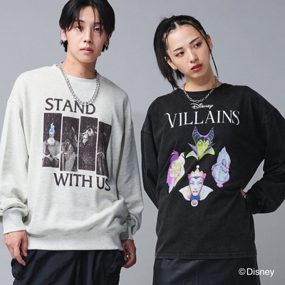 【Disney】ヴィランズ ツアーロンTee/ツアースウェット 表
