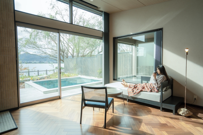 一棟貸切 特別棟 「湖邸 -Kotei-」 一例