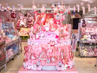 岩下の新生姜ペンライトバースデーケーキ（写真は昨年のもの）
