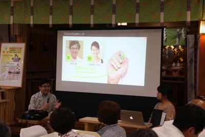 参加者も巻き込んだライブトーク