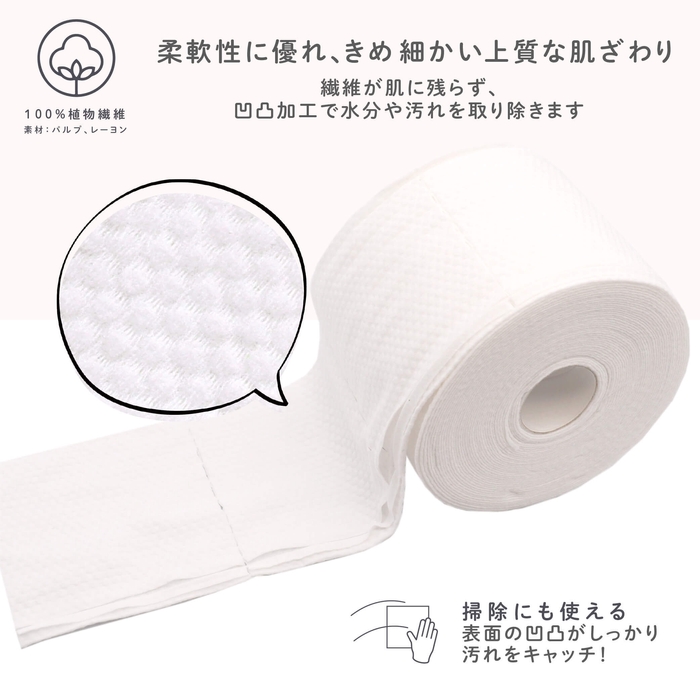 凹凸があるため、お掃除にも!