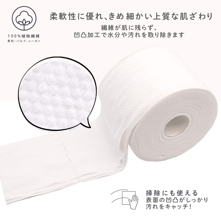 凹凸があるため、お掃除にも！