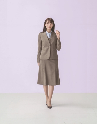 AURA HERRINGBONE(オーラヘリンボーン)グレージュストライプ