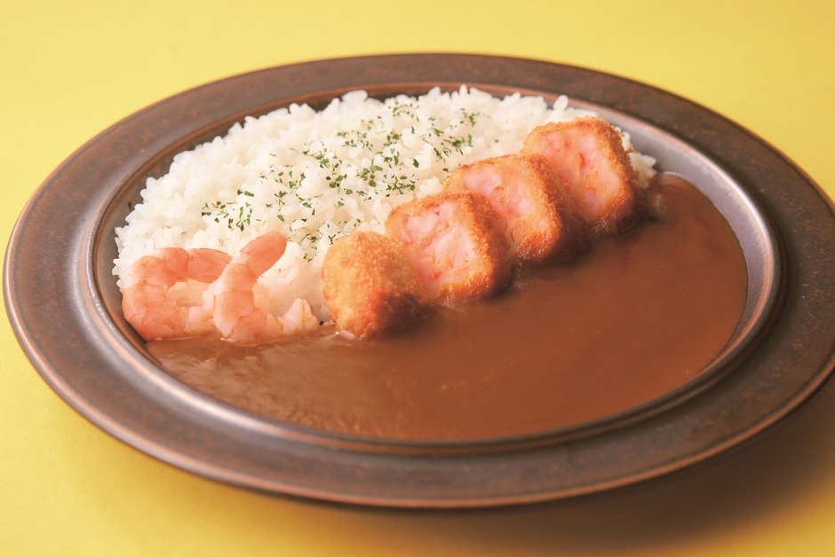 1. BANKAKU 海老カツカレー
