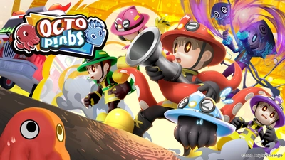 消防士の中に紛れ込む“火をつけている奴（アーティスト）”を捕まえるオンラインマルチプレイアクションゲーム『OCTOPinbs』Steam®にて2026年春に発売決定！