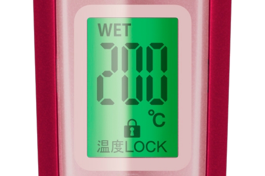 温度ロック&メモリー機能付き