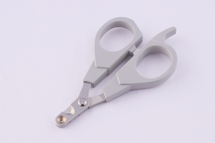 猫用ハイブリッド爪切り グレー(1)