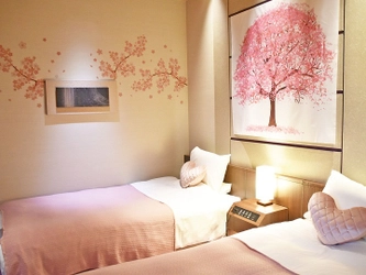 ホテル京阪 京都 グランデ 今年はお部屋でお花見気分 「桜ルーム」で過ごす宿泊プランを販売 