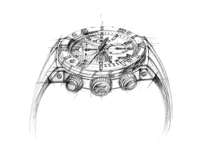 クロノオフショア1 スケッチ画