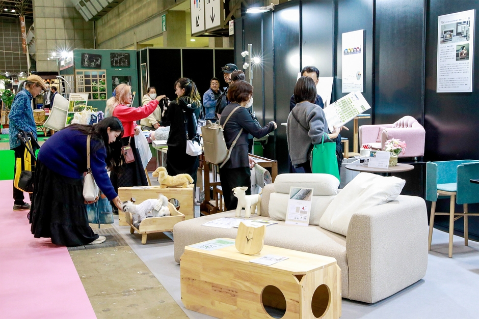 ペットインテリア展の模様