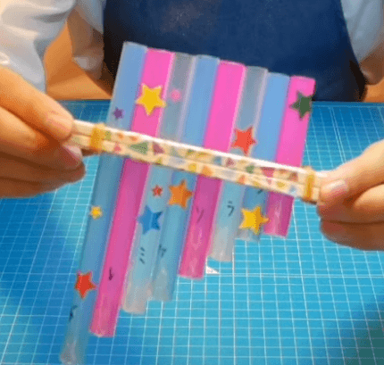 手作り楽器(サンポーニャ)