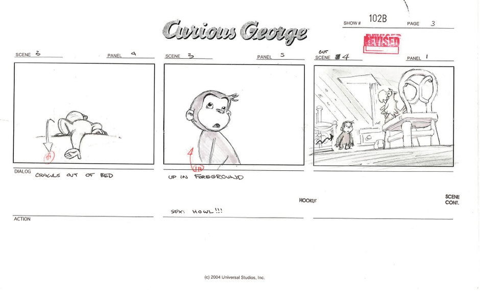 アニメ「たこたこ、あがれ！」絵コンテ