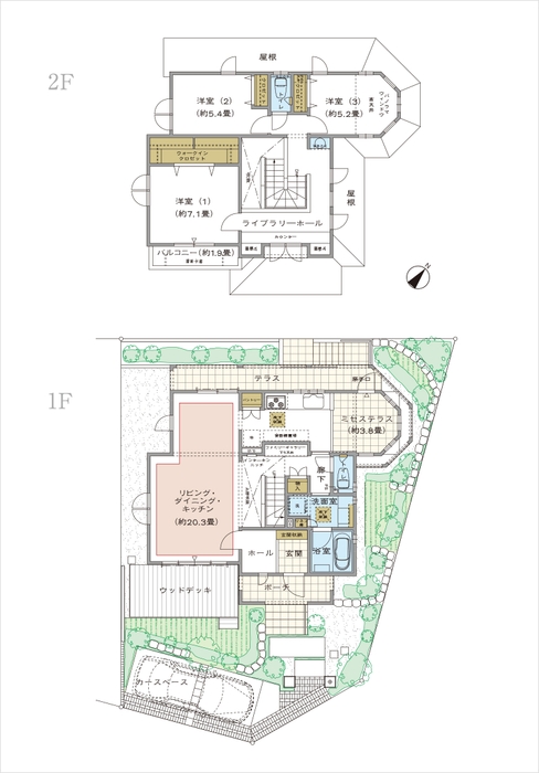 170m2＋ミセステラス