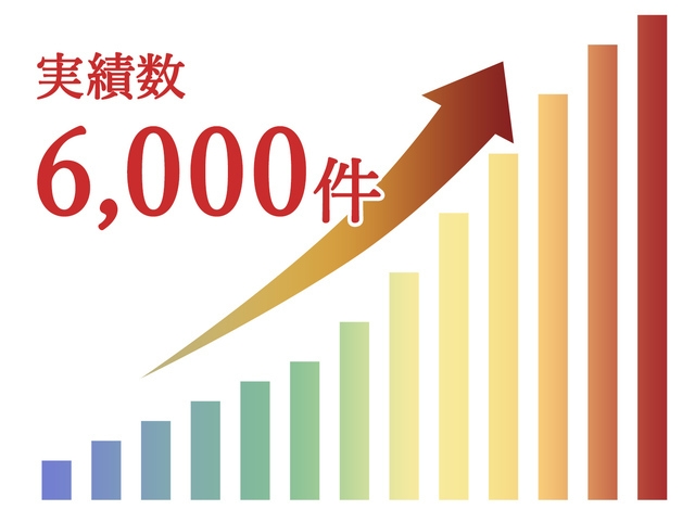 実績数 6&#44;000件