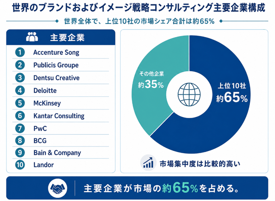 上記のグラフ／データは、QYResearchのレポート「世界のブランドおよびイメージ戦略コンサルティング市場調査レポート2026-2032」から引用したものであり、ランキングは2025年のデータに基づいています。最新の数値については、弊社による最新の調査データをご参照ください。