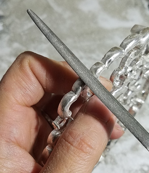 ぽっちり制作途中 アップ