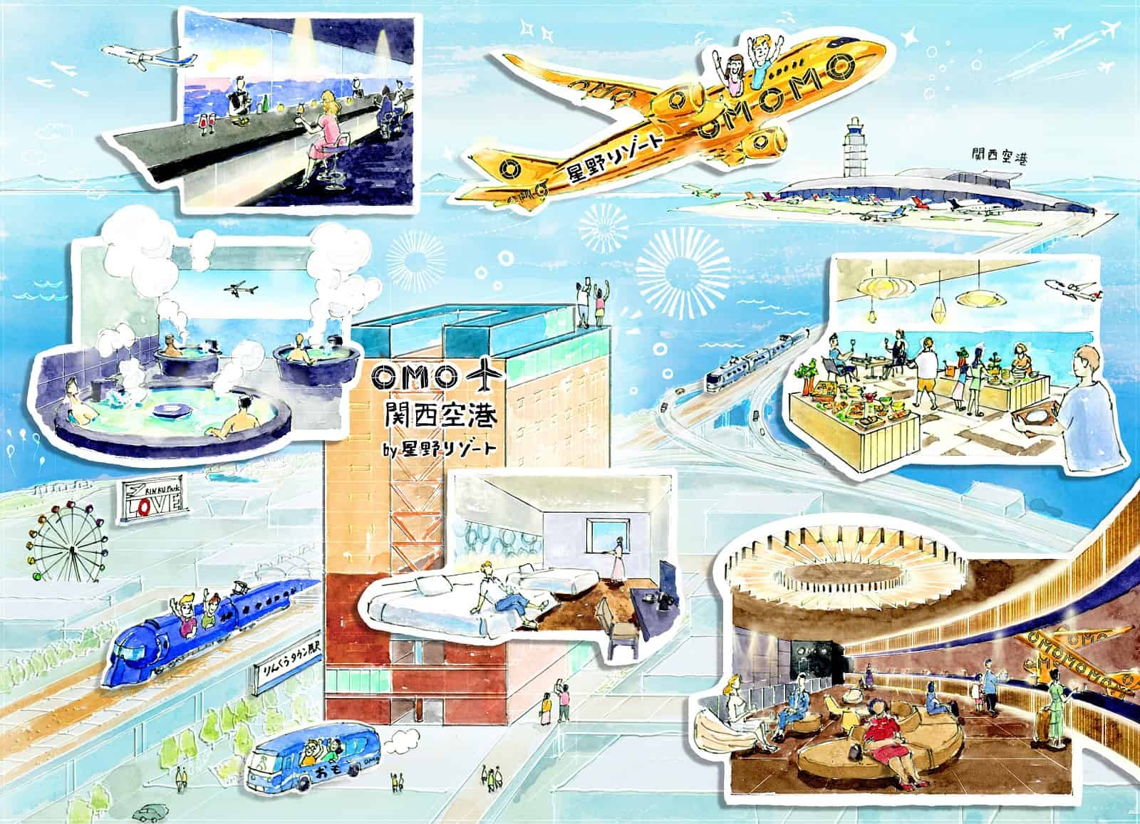 【OMO関西空港】星野リゾート初!エアポートホテル 「OMO関西空港(おも)by 星野リゾート」誕生 2023年冬開業予定