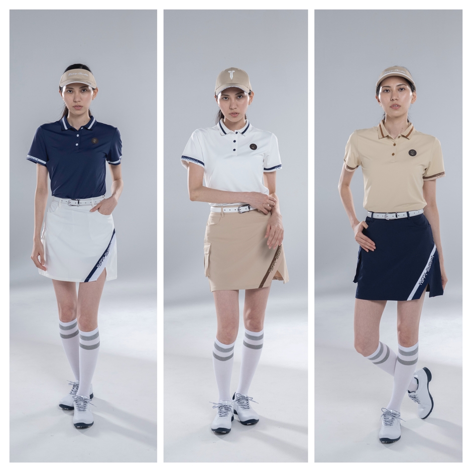 CLASSY CREST POLO SKIRT