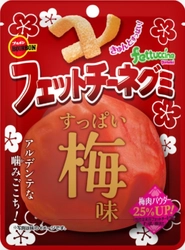 ブルボン、赤梅のような甘酸っぱいおいしさ　 「フェットチーネグミすっぱい梅味」を5月26日(火)に発売！