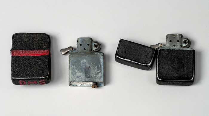 Photo.10 ジッポーのブラッククラックル・モデル〔第二次世界大戦中の軍用モデル〕(1940年代) アメリカ合衆国
