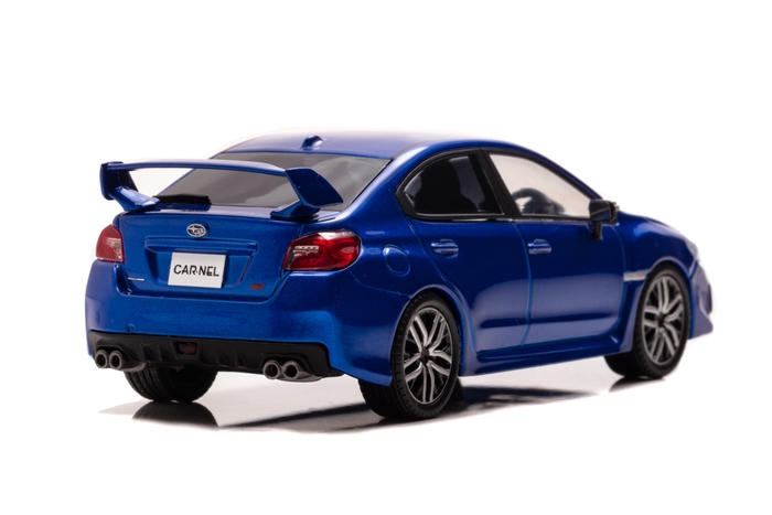 1/43 スバル WRX STI Type S (VAB) 2019 WR Blue Pearl:右後