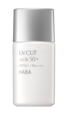 『UVカットミルク50+』 SPF50+ / PA++++ / UV耐水性★★ 30mL 2,860円(税込)