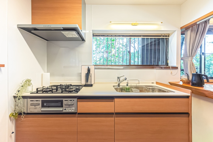 清潔感溢れる上質なキッチンスペース