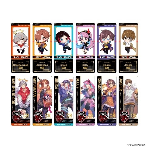 ▲箔押しクリアしおり(全12種) 配布期間:10/18(土)~11/3(月・祝)