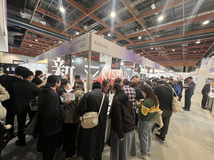 台湾展示会の様子